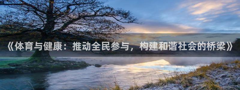 看球体育nba：《体育与健康：推动全民参与，构建和谐社会的桥梁》
